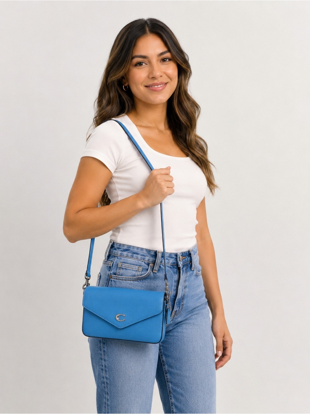 Coach Blue Wyn C8439 Crossbody Bag NWOT